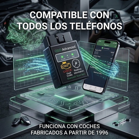Escáner OBD2 Bluetooth para coche